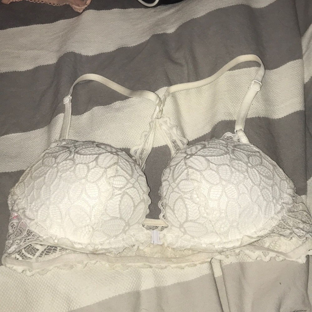 PINK white bra